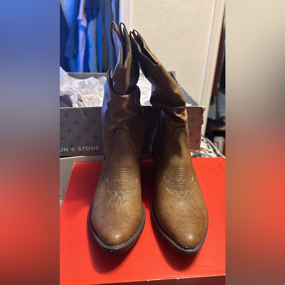 Style & Co cowboy boots